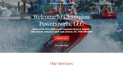 Desktop Screenshot of championpowersportslkn.com